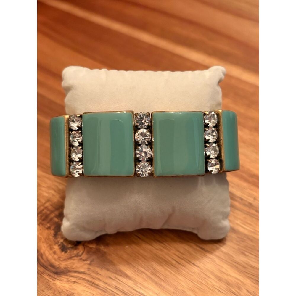 J.Crew | Enamel Stretch Bracelet | 2.25” Diameter